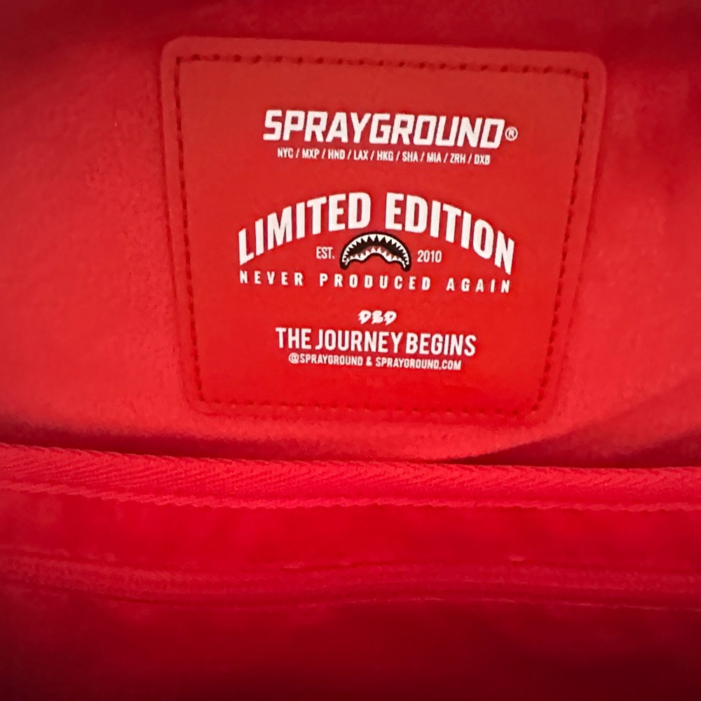 Sprayground SG University Backpack with Shark Patch - Picture 6 of 6